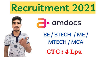 Amdocs Off Campus Drive 2021| Amdocs Recruitment 2021| Amdocs Recruitment Process 2021