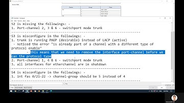6.3.4 Packet Tracer - Troubleshoot EtherChannel