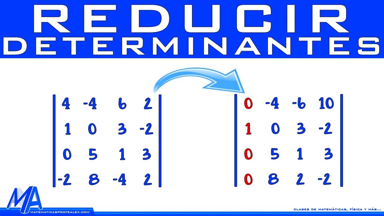 Reducir determinantes | Ceros