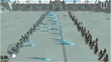 120 Mages vs 120 Pirates Epic Battle Simulator 2(Level 3 troops)