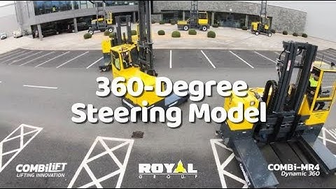 Combilift MR4’s Forklift Dance Performance | 360 degree steering model | Forklift in BD