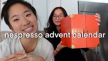 NESPRESSO Advent Calendar Unboxing (vlogmas day 22)