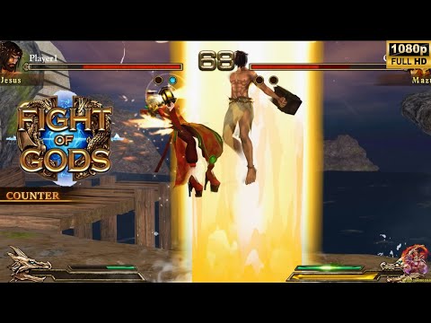 Fight of Gods - Arcade Walkthrough - Jesus - 1080p 60FPS.