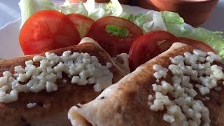 Kuchnia meksykańska-Chimichanga de pollo