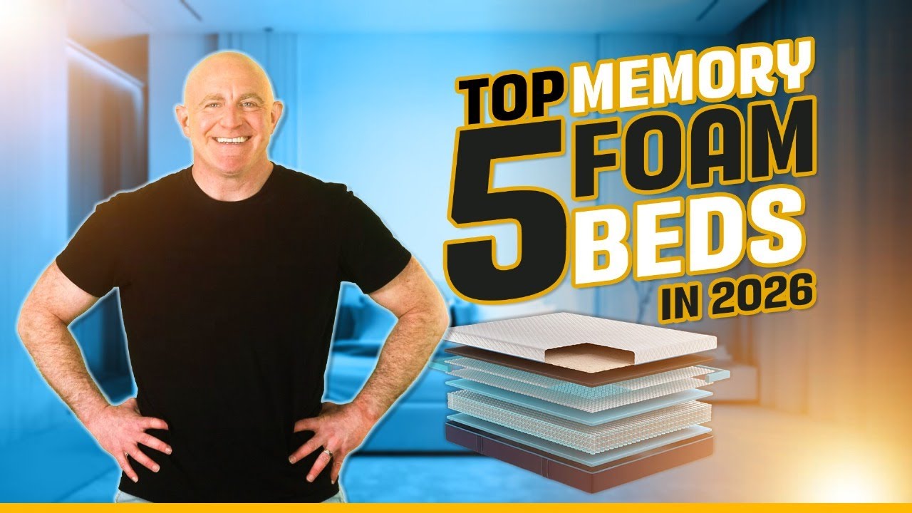 Best Memory Foam Mattress | Top 5 Picks for Pressure Relief & Better Sleep (2026)
