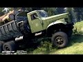 SPINTIRES 2014 - The River Map - Kraz 256B Dump Truck Transporting Logs