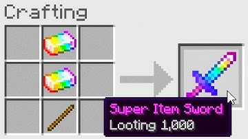 Minecraft, But There are CUSTOM SWORDS...