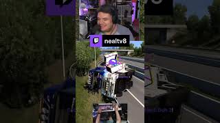 Cattle Truck Went Flying in France | nealtv8 on #Twitch #EuroTruckSimulator2