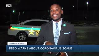 PBSO warns of coronavirus scams
