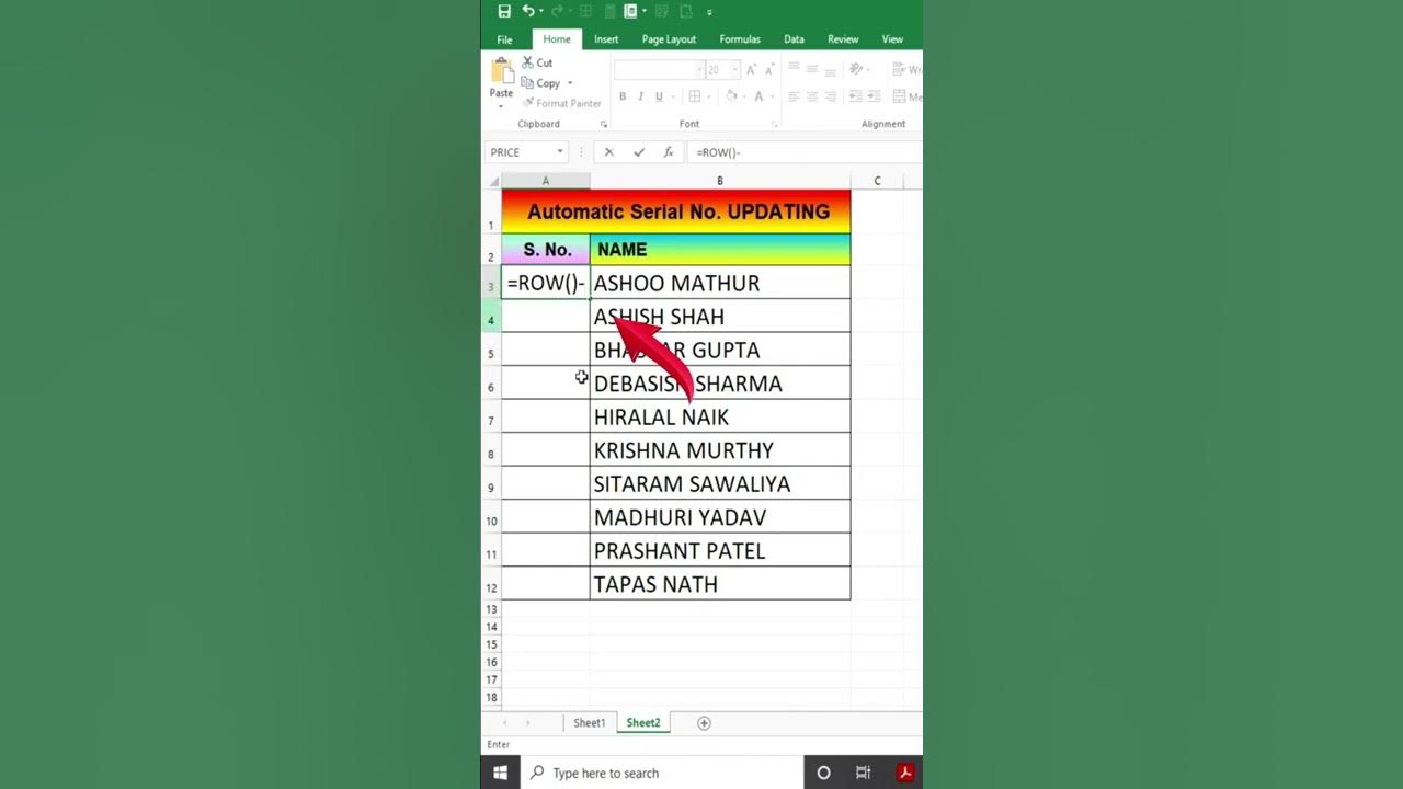 Excel Tips And Tricks 2023 How To Autofill Serial Numbers Without excel-tips-and-tricks-2023-how-to-autofill-serial-numbers-without