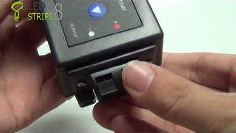 Key-Press LED Dimmer 12V 8Amp for single color strip