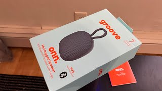 ONN mini rugged speaker unboxing and water test
