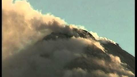File footage of Mount Merapi eruption on October 28