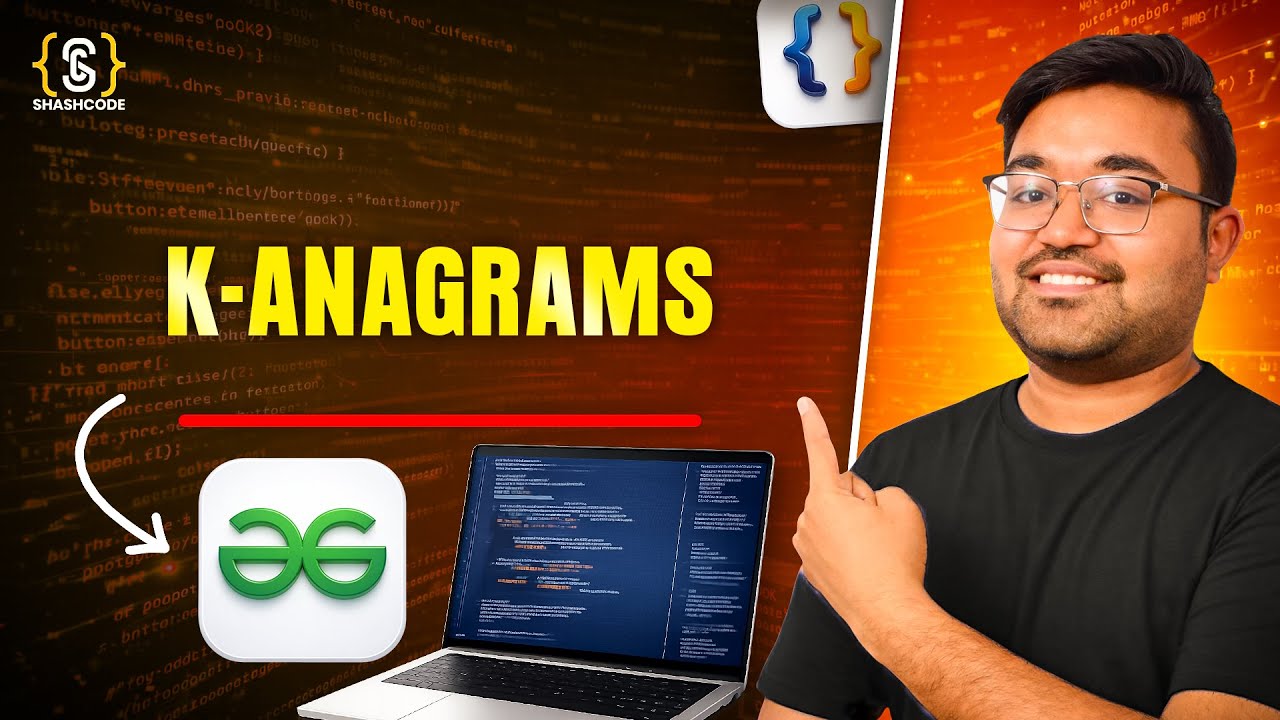Check K-Anagrams in Java | Frequency Array | Interview Problem - YouTube