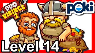 Duo Vikings 2 Level 14 Gameplay Poki