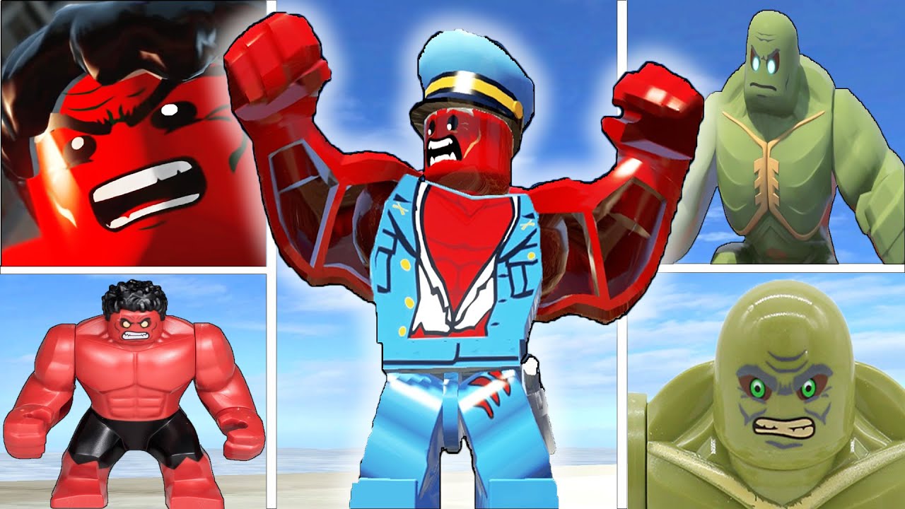 Red Hulk vs Abomination Fight Lego Marvel Super Heroes EPIC BATTLE ...