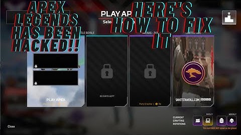 Apex Legends has been HACKED and how to FIX it!!