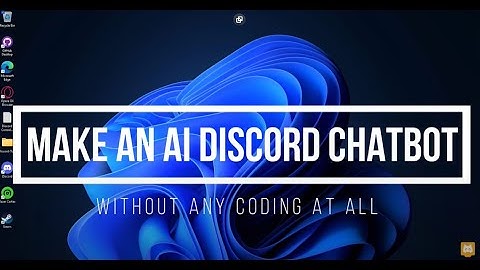 Make An Artificial Intelligence Discord Chatbot WITHOUT ANY CODING!