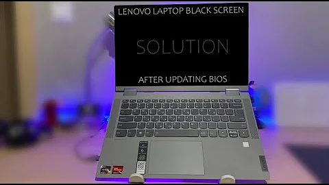 Lenovo Laptop Black Screen after BIOS Update Fix