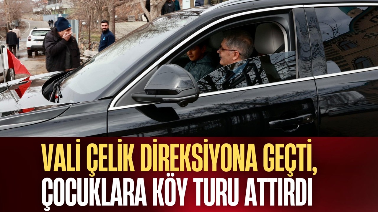 Vali Çelik Direksiyona Geçti, Çocuklara Köy Turu Attırdı I BİNGÖL GÜNCEL TV