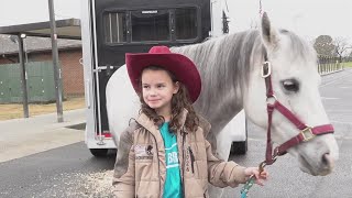 Marshall County's own World Champion Barrel Racing Champ, Harper Bright