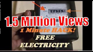 Famous Electric Meter Hack | How to get Free Electricity with Magnet trick | Lower bill Slow electric meter Profile