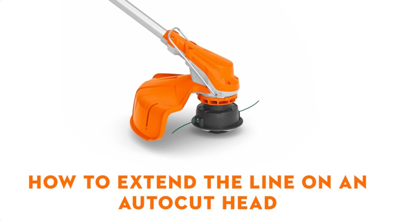 How To Lengthen String On Weed Wacker How to Extend The Line on A STIHL AutoCut Mowing Head | STIHL How-to |  STIHL GB - YouTube