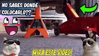 Tips L Esta Es La Forma O Manera Correcta De Utilizar Un Gato Para Levantar Un Auto%100 Se