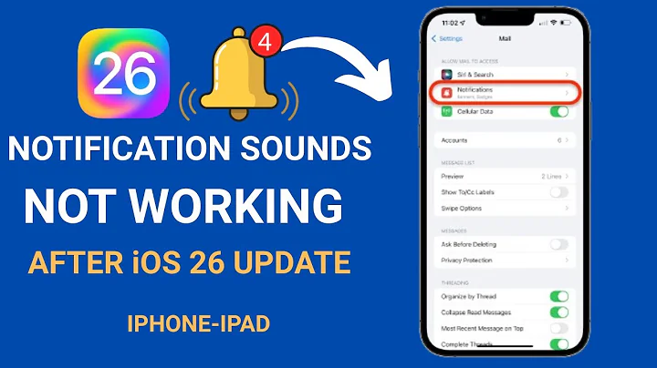 iOS 26! How To Fix Notification Sounds Not Working On iPhone After iOS 26 Update