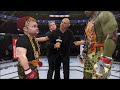 Hasbulla vs. Turtle Raphael - EA Sports UFC 4 - Crazy UFC 👊🤪