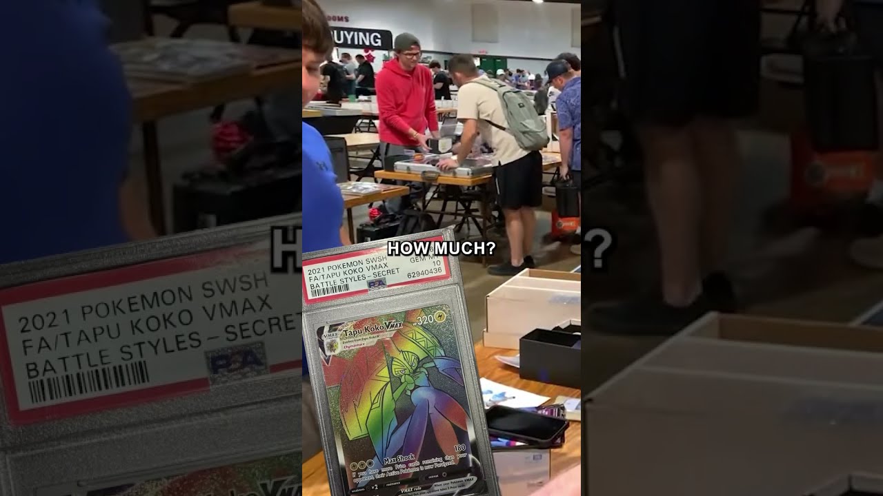 He S A Rainbow VMAX Fan So Lets Slabakid Pokemon Card Vendor POV Pokemoncard