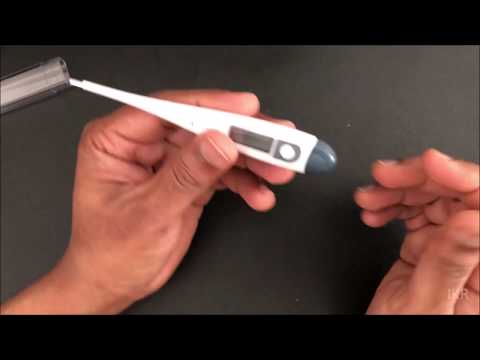 Video: Paano mo papalitan ang baterya sa isang Walgreens thermometer?