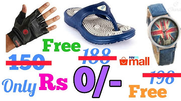 Paytm Mall Free products New Promo code.100% Working.