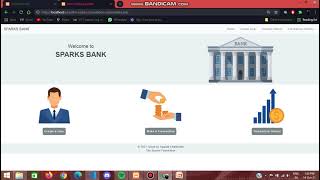 Sparks Foundation - Basic Banking System Task | Web Development & Designing Internship Task