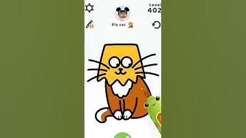 Beautiful sketch and colouring # pls cat # level 402