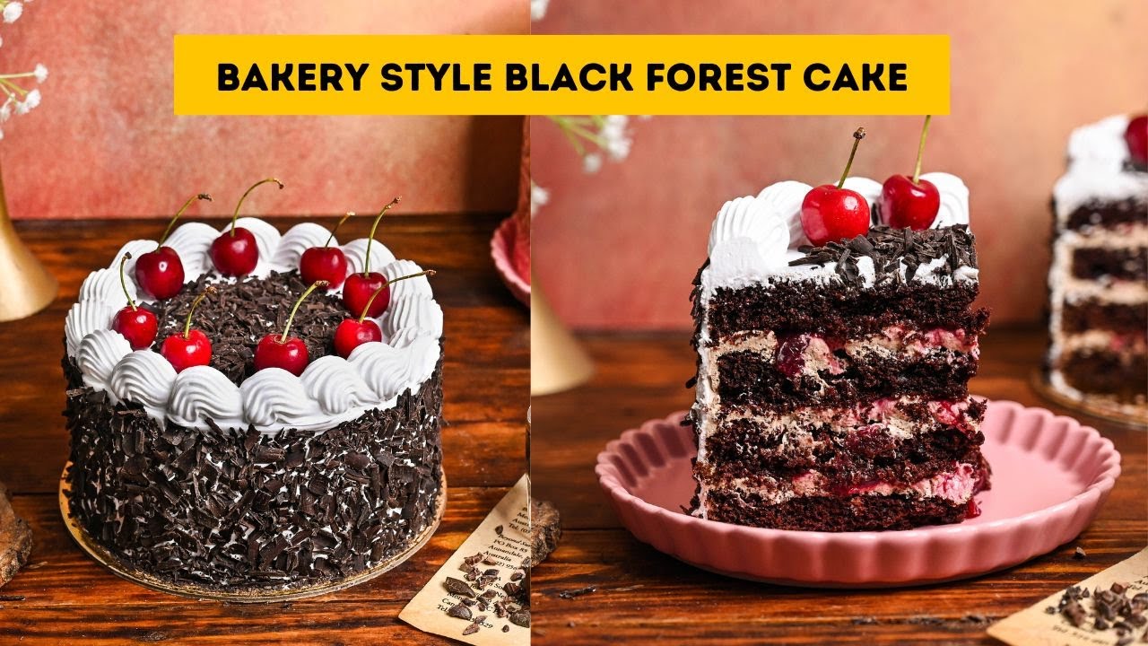 I came up with the softest Eggless Black Forest Cake!