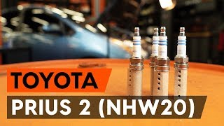 Ako vymeniť Zapalovacia sviečka na TOYOTA PRIUS Hatchback (NHW20_) - video sprievodca
