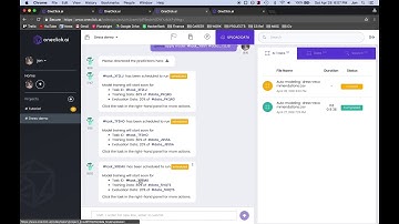 OneClick.AI - Monitor training progress and publish models as APIs