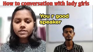 How to make conversation with lady girl How to speak english #english #fluently #englishgrammar
