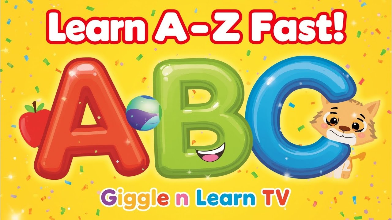 Learn ABC Alphabet A to Z for Kids | Fun & Easy Learning - YouTube