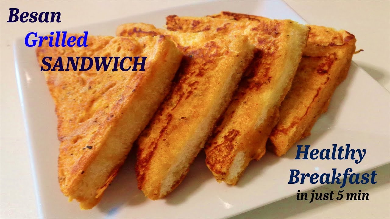 Besan toast sandwich