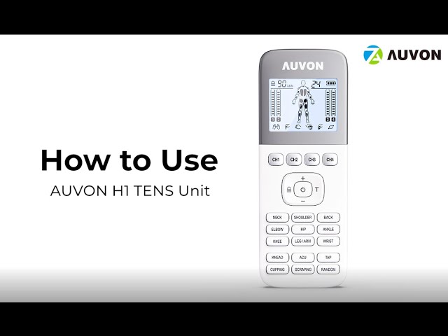 AVCOO 4 Channel TENS EMS Unit 24 Modes Muscle Stimulator for Pain Relief  Therapy, Rechargeable Electronic