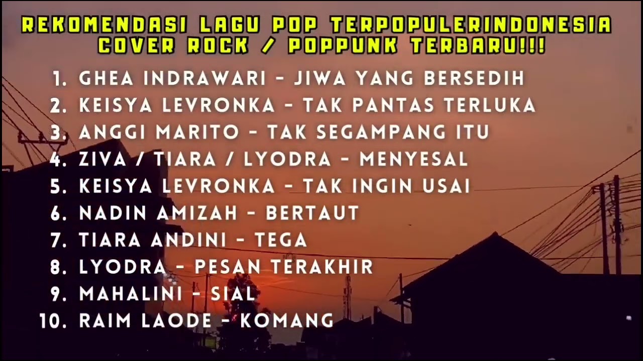Kumpulan lagu pop terbaru 2023 Versi Poppunk Full Album