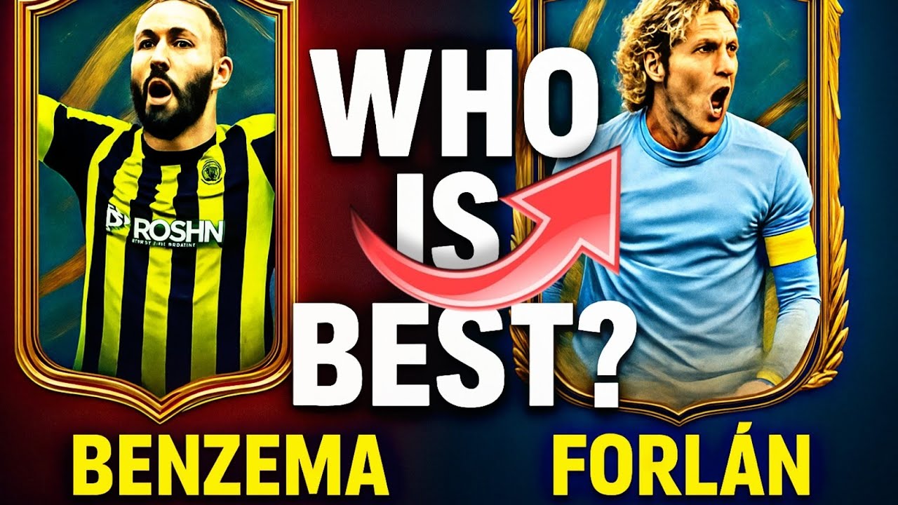 Benzema vs Forlán | Player Comparison | FC Mobile 24 Review