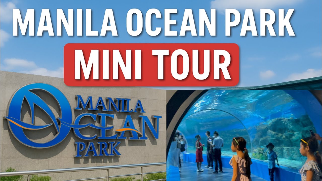 Экскурсия по парку Manila Ocean Park для детей | Семейный видеоблог BB Twinnies 2025