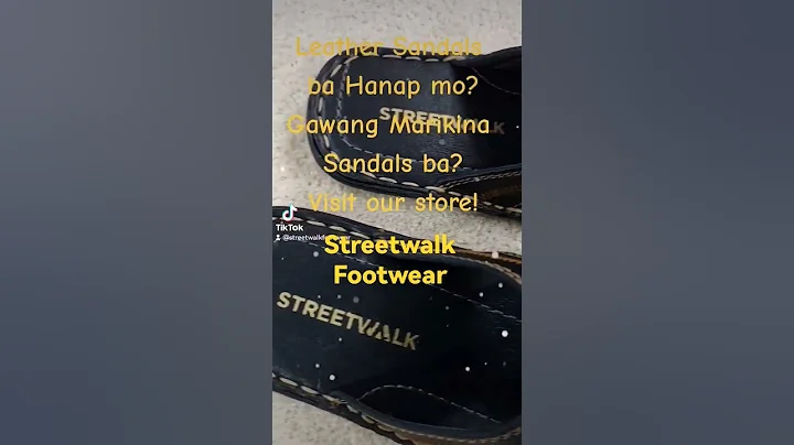 Streetwalk Footwear Marikina Made Leather Sandals for Men