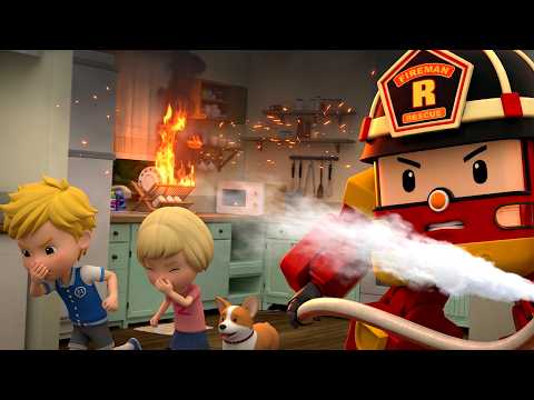 Memasak dengan Aman Bersama Ayah│Pelajari Tip Keselamatan Dengan│Robocar POLI POLI TV Indonesia