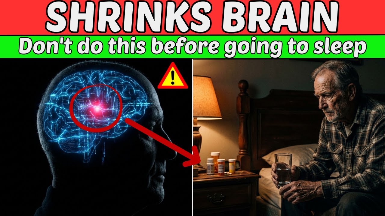 Over 60? STOP Doing This Before Bed It Shrinks Your Brain! /SENIOR HEALTH