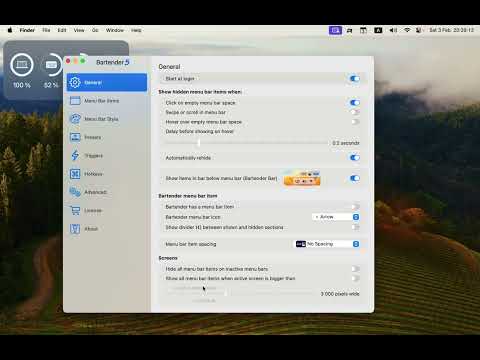 Контролируй иконки в menubar на macos