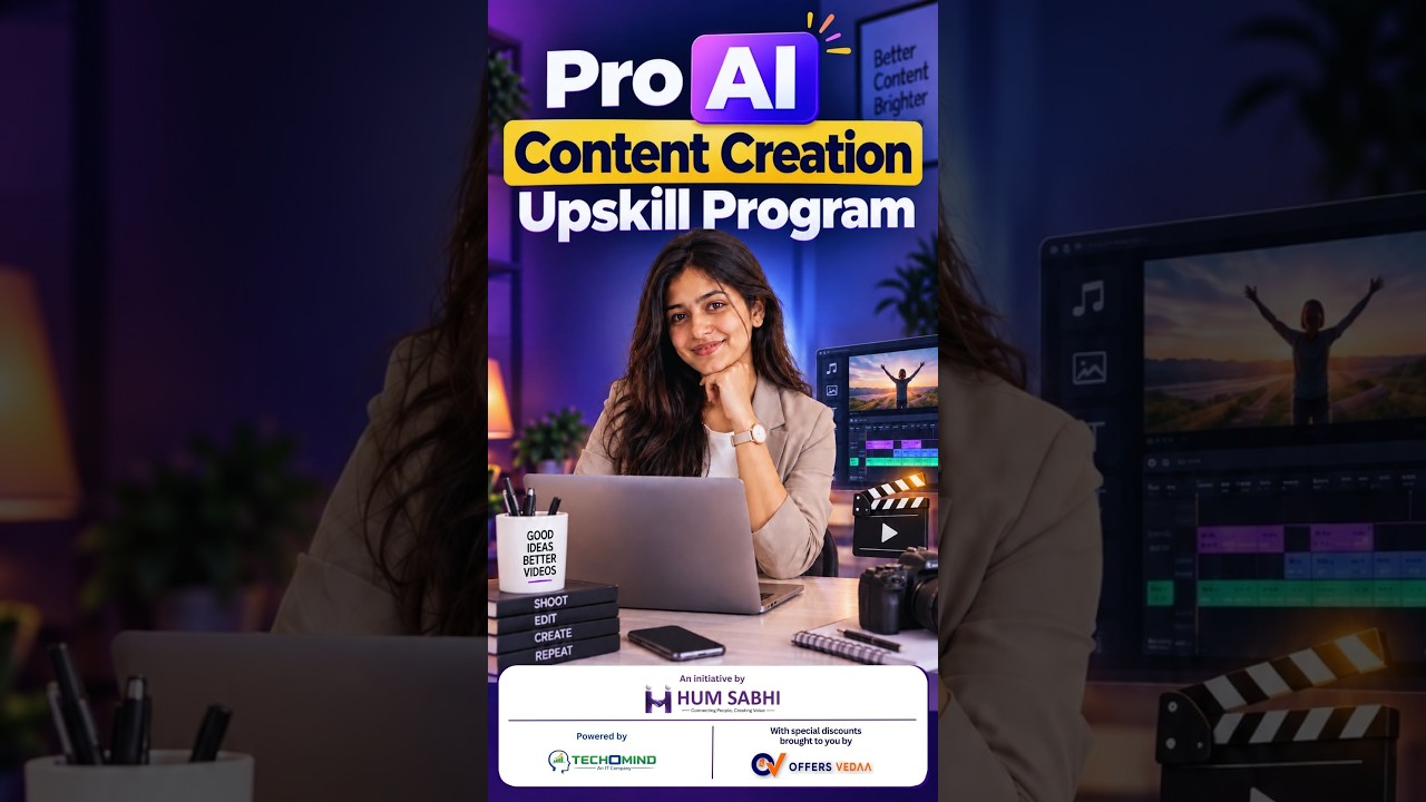 Portfolio Showcase:- Hum Sabhi Course Promotional Video